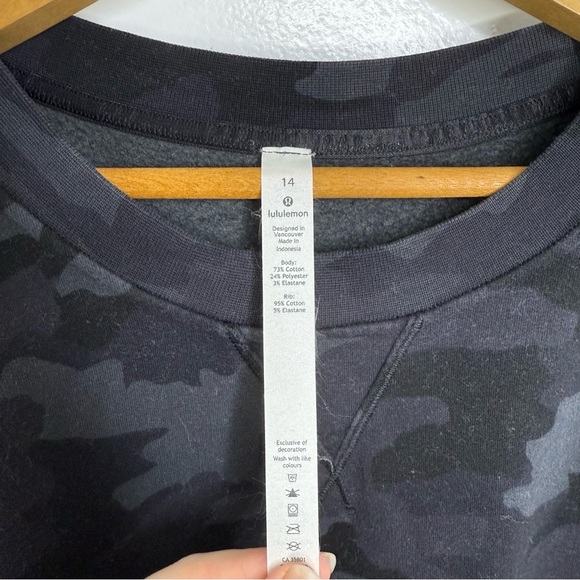 LULULEMON Camo Perfectly Oversized Crew Sweatshirt - Picture 4 of 6